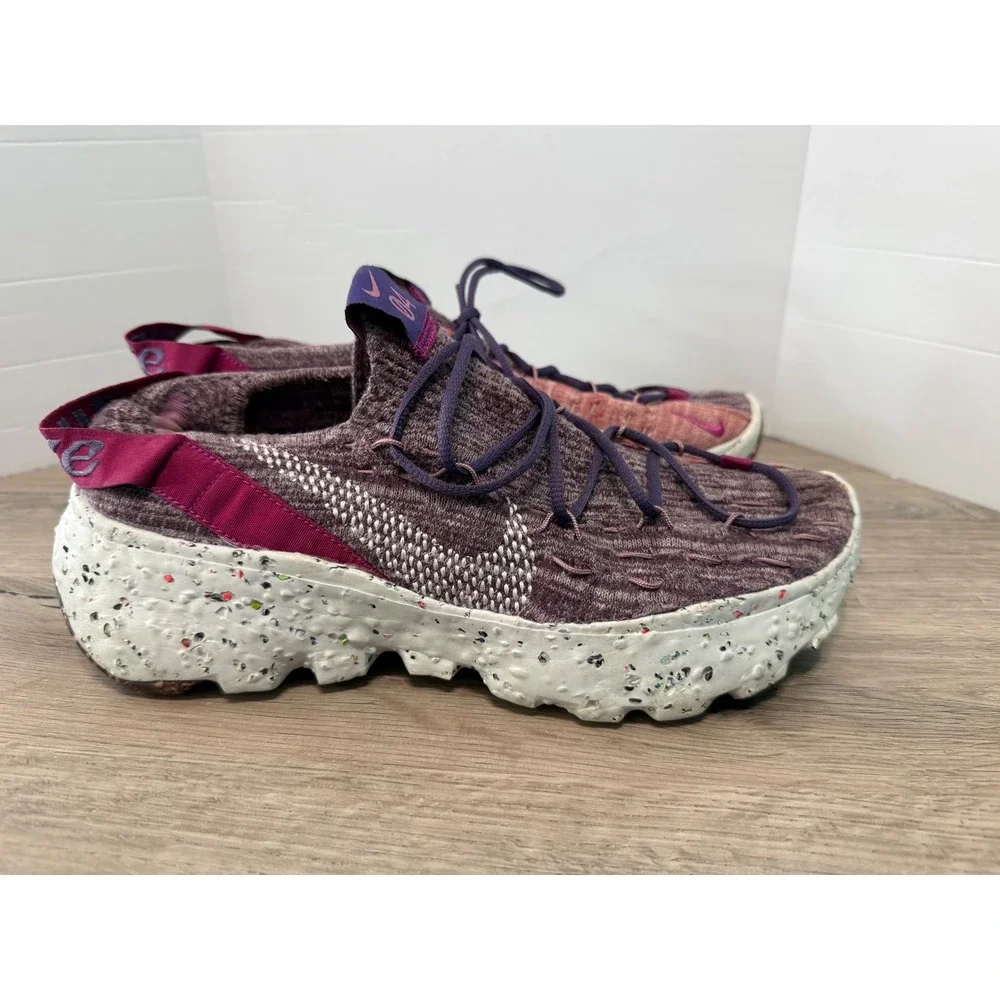 Nike Space Hippie 04 Womens Sz 9 Running Shoes Cactus Flower Gravity Purple Pink